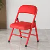 Taburete simple con respaldo, silla plegable para el hogar, taburete plegable portátil, silla de entrenamiento y conferencia, silla de comedor, silla de oficina para dormitorio