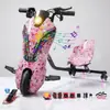 Cuidadosamente selecionados da fábrica de origem, triciclos elétricos de drift para crianças, karts de drift para aluguel em praças e vendas em bancas, com longa duração de bateria