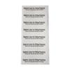 En stock papel de enmascarar traje de baño etiqueta de advertencia de higiene pegatina de higiene pegatina para probarse ropa interior pegatina blanca