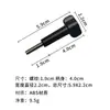 Adaptador de disparo vertical central gopro xiaoyi 360 tornillo largo tornillo de cuarto de pulgada clip para teléfono accesorios de cámara de acción