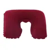 Almohada Inflable Personalizada en Forma de U de PVC para Camping al Aire Libre, Portátil, con Máscara de Ojos de Terciopelo y Juego de Tapones para los Oídos