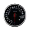 Defibf Instrumento de Modificación de Coche de 2.5 pulgadas con Luz Roja y Blanca Voltaje Temperatura del Agua Temperatura del Aceite Turbina Hidráulica con Sensor