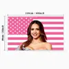 Tapiz Bandera Americana Rosa Decoración del Hogar