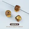 Accesorios Naturales de Madera de Agar para Manualidades, Zaki Lamu de Cinco Sutras, Accesorios Hechos a Mano para Joyería DIY, Cuentas Espaciadoras, Cuentas de Madera, Pulsera