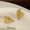 Pendientes de Corazón Irregular con Lentejuelas Pequeñas Brillantes y Circonita, Diseño de Nicho, Modernos, Sencillos, Únicos y de Alta Gama para Mujer