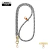Cordón de alta gama original para teléfono móvil de 8 MM resistente para colgar en el cuello ajustable para exteriores anti-pérdida cuerda trenzada para muñeca dorada