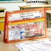 0Itens Sem Metal Permitidos na Sala de Exame~Estojo Transparente para Provas, Especificamente para Alunos do Ensino Fundamental II, Estojo Simples e de Grande Capacidade para Provas do Ensino Médio e Vestibular