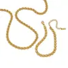 Pulseira Jieding Estilo Europeu e Americano Aço Titânio Joias que Não Desbotam para Mulheres Acessórios de Luxo Leve de Alta Qualidade Colar de Aço Inoxidável Joias 18K