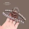 Novo Estilo Presilha de Cabelo Pérola Suave e Doce para Mulheres, Grampo de Cabelo Atmosfera Estilo Coreano, Acessório de Cabelo Luxo Leve, Presilha de Cabelo Moda para Meio Preso