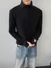 Camisa de Gasa de Burbujas Elástica de Manga Larga de Moda de Alta Gama para Primavera/Otoño Unisex Casual Tendencia Moda Versátil