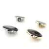 Botón de Traje de Hombre de Alta Gama Botón Negro de Metal Botón para Ropa de Mujer Traje Camisa Abrigo Botón Dorado Trenzado