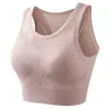 Sujetador Deportivo Push-Up a Prueba de Impactos con Copas Fijas para Mujer, con Diseño de Espalda Hueca para Usar con Ropa Exterior