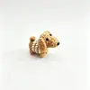 Serie de Mini Muñecas de Ganchillo Terminadas Cabeza de Animal Lindo de Dibujos Animados Cachorro Pez Tropical Colgante Bolsa Colgante para Coche