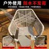 Mesa y Sillas de Jardín Personalizadas Tejidas a Mano Modernas Minimalistas con Marco de Metal Set de Muebles para Balcón Mesa y Sillas de Exterior Sillas de Ratán