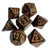 Nuevo Juego de 7 piezas Un Juego Traje Poliedral Dados Elemento de Halloween Dados Poliedrales Juego de Mesa Dungeons & Dragons
