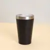 Copo térmico em formato de trompete de aço inoxidável 304 para uso transfronteiriço, copo de café simples de 140ml para casa, escritório, copo de carro portátil