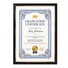 Marco de PS expandido estilo europeo para certificados A4 para graduación, autorización, premios de honor, enmarcado de diplomas, para colgar en la pared, personalizado, venta al por mayor