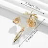 Nuevo Broche de Libélula y Flor de Loto con Pedrería Verde para Mujer, Elegante y Sofisticado, Pin de Alta Costura Exquisito para Abrigos y Cárdigans