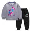 Conjunto de Roupas Infantis Transfronteiriças Novo Primavera e Outono 2026: Conjunto de Moletom e Calça Longa Infantil Duas Peças, Roupa de Algodão para Bebê com Manga Longa para Exportação