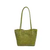Bolso cruzado de gran capacidad para debajo del brazo, moderno, a la moda, simple, tejido, calado, de nicho, chic, versátil, de un solo hombro, para debajo del brazo
