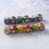 Accesorios DIY Columna Corta Pequeña Cuentas Cerámicas Pulsera Accesorios Cuentas Cubo Pulsera Collar Material Hecho a Mano Cuentas Cerámicas