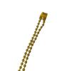 Cadena de Cuentas con Etiqueta Color Hierro Electroforesis Cadena de Cuentas Ondulada DIY Colgante para Joyería Hecha a Mano Llavero Bolsa Juguete Cadena de Cuentas