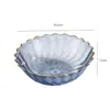 Patrón de Rayas Irregulares Bandeja de Almacenamiento para Mesa de Comedor de Plástico Sala de Estar del Hogar Estilo Lujo Ligero Alto Valor Estético Bol para Frutas Bandeja para Snacks