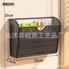 Estante de almacenamiento para rollo de película adhesiva para puerta de alacena de cocina, caja de almacenamiento, montado en pared, interior de puerta de alacena, estante para refrigerador