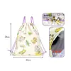 Bolsa de natación colorida de dibujos animados para niños con compartimento para zapatos, Mochila para exteriores con separación de seco y húmedo, Bolsa impermeable para gafas de natación, Mochila