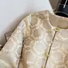 Calidad Garantizada Reductor de Edad Nuevo Estilo Chino Retro Elegante Cardigan Abotonado Mejorado Brocado Estilo Nacional Talla Grande Chaqueta para Mujer