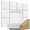 Paneles Absorbentes de Sonido de Fibra de Poliéster de 12 Piezas Transfronterizos, Sustitutos de Tablero de Corcho, Absorción de Sonido y Reducción de Ruido para Oficina, Venta al por Mayor de Fabricantes