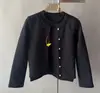 Novo Estilo Outono Feminino Gola Redonda Pulôver Design Coreano Falso Duas Peças Camisola Cardigan Camisa de Manga Curta Longa Top