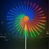 Iluminação de Feriado Fogos de Artifício Luzes Árvore de Paisagem Exterior Impermeável Luzes de Moinho de Vento Árvore Brilhante Novo Estilo Luzes de Fogos de Artifício Luzes Decorativas