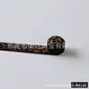 Faixa elástica com estampa de leopardo em tom terroso e jacquard em estoque para uso como faixa de cabeça para perucas Amazon, cós de calças, saias, faixa elástica