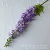 Flores Artificiales Delphinium Estilo Nuevo Grandes para Decoración de Bodas, Arreglos Florales para Salones de Bodas, Materiales Florales Altos, Arreglos Florales para Pasillo, Flores de Seda