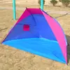 Barraca de praia para pesca personalizada simples proteção solar barraca de pesca Verde fabricante familiar