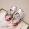 Zapatos acolchados para niñas 2026 Primavera/Verano Nuevos Zapatos para niños Zapatos deportivos calados Zapatos de entrenamiento alemanes para bebé Zapatos Mary Jane Zapatos de vestir