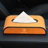 Nueva caja de pañuelos de gamuza para Mercedes-Benz, caja de pañuelos colgante, consola central, decoración creativa portátil para coche