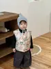 Chaleco Chaqueta para Bebé 2026 Nueva Ropa de Otoño e Invierno Ropa para Niños Ropa para Niños Estilo Coreano Conjunto de Pantalones de Chándal de Forro Polar para Niños