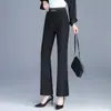 Calças femininas pantalona feitas sob medida 2026 nova primavera e outono cintura alta fluidas petite estilosas casuais modeladoras e elásticas