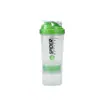 Copo shaker de proteína de 500ml com três camadas, escala, grade de mola, compartimento para pó, copo esportivo, copo shaker para consumo direto fitness