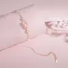 Pulseira Original Flor de Lótus para Mulheres, Prata Esterlina 925, Estilo Floresta Primavera e Verão, Pulseira Fresca e Simples, Joias com Tema de Lótus Atacado