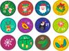 Nueva pegatina digital navideña para sellar bolsas de galletas, cajas de pasteles, pegatinas grabables para embalaje de repostería.