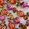 Doce Misto Estilo Russo Doméstico com Recheio de Chocolate, Doce Roxo Multissabor, Doce de Casamento, Atacado para o Ano Novo