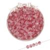 8mm de vidro gelo transparente dupla talão de tinta florescendo contas de ouro DIY artesanal colar pulseira jóias acessórios contas soltas