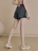 Pantalones Cortos Deportivos de Verano para Mujer, Seda Helada de Secado Rápido, Talla Grande de Corte Holgado, Pantalones Cortos para Correr y Fitness, Pantalones de Yoga Anti-Vergüenza para Uso al Aire Libre