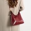 Bolso de Hombro de Color Puro de Gran Capacidad 2025 Nuevo Simple Textura Otoñal Casual para Llevar Bolso de Viaje Retro para Mujer