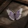 Broche Borboleta Elegante de Alto Padrão Estilo Novo Ultra-Fada, Corsage Fashion e Exquisito, Alfinete de Design Versátil, Acessório de Roupa