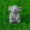 Terrário de musgo, miniaturas criativas de animais, casa vintage, decorações de paisagismo de jardim, ornamentos em miniatura
