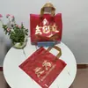 Loja de Roupas Bolsa de Mão Loja de Roupas Femininas Sacola Plástica Princesa Por Favor Sacola de Compras Feliz Sacola de Presente Portátil Fofa